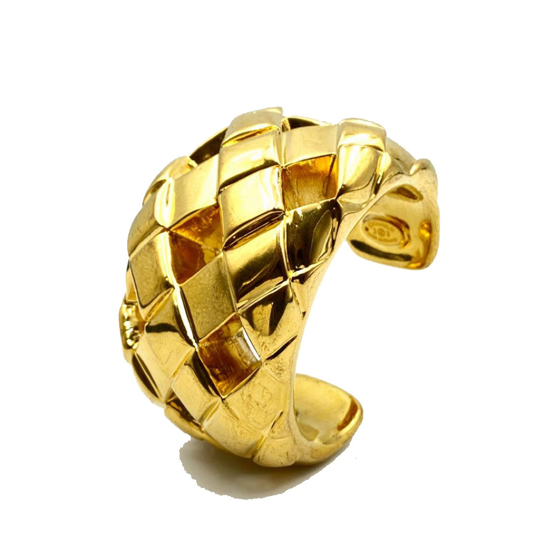 CHANEL シャネル マトラッセ ヴィンテージ バングル ブレスレット 23