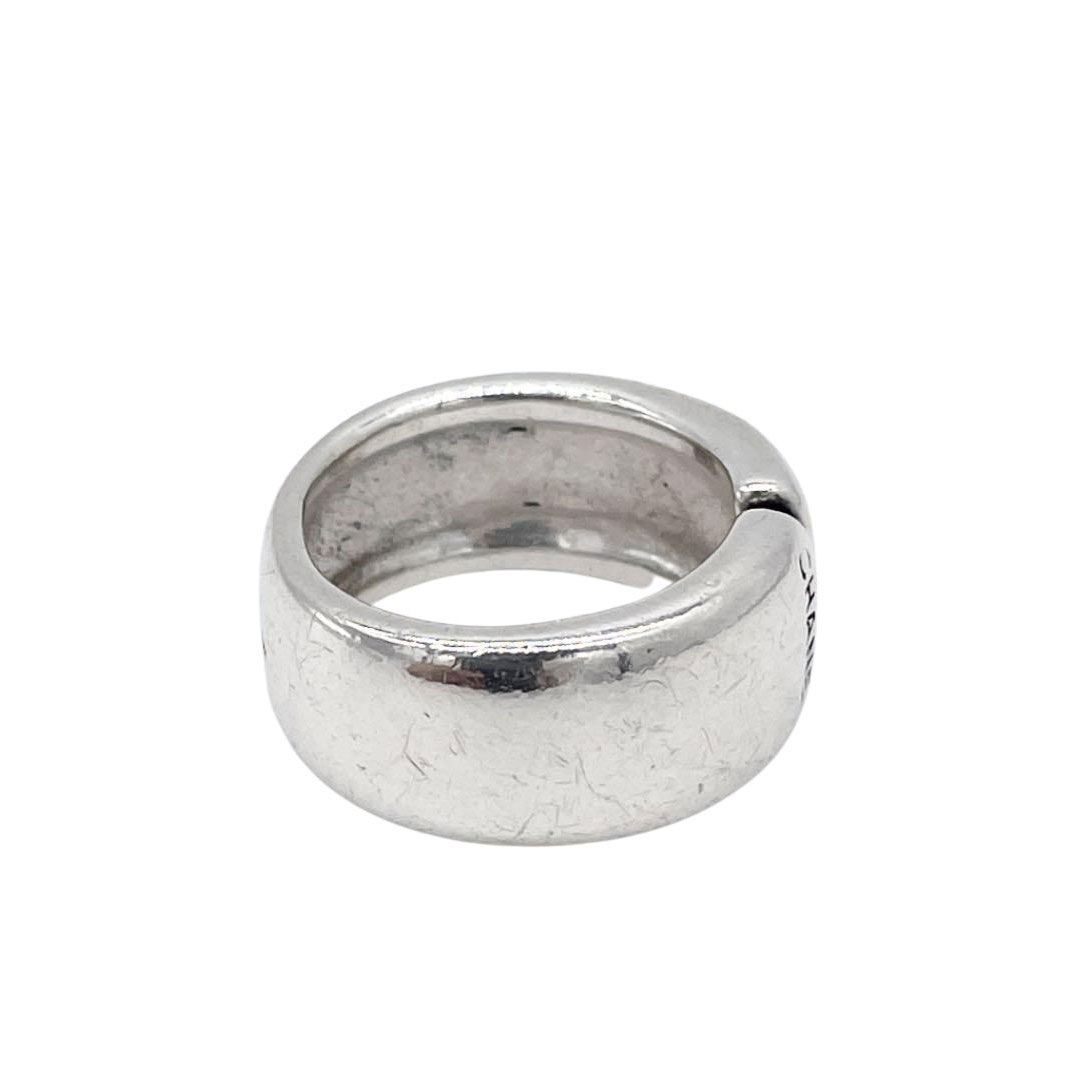 CHANEL シャネル リング 指輪 ロゴ SV925 シルバー 約11号 CHANEL シャネル リング 指輪 ロゴ SV925 シルバー 約11号