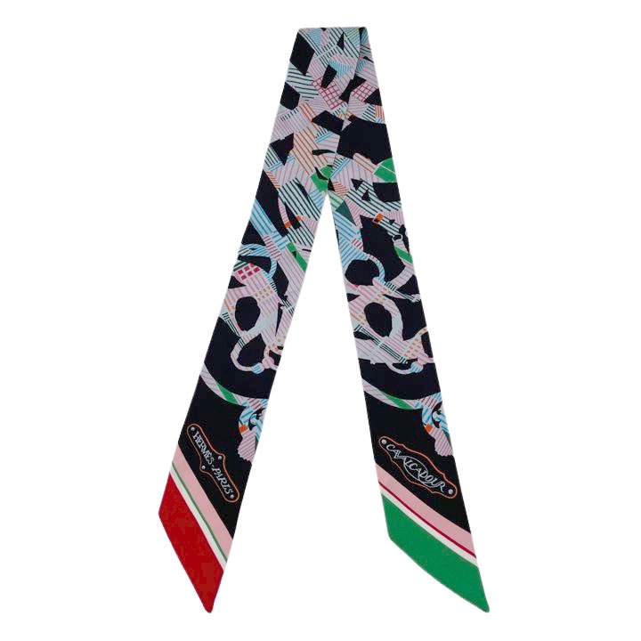 【美品】HERMES エルメス ツイリー カヴァルカドゥール・モーニング HERMES エルメス スカーフ ツイリー 『Cavalcadour Morning