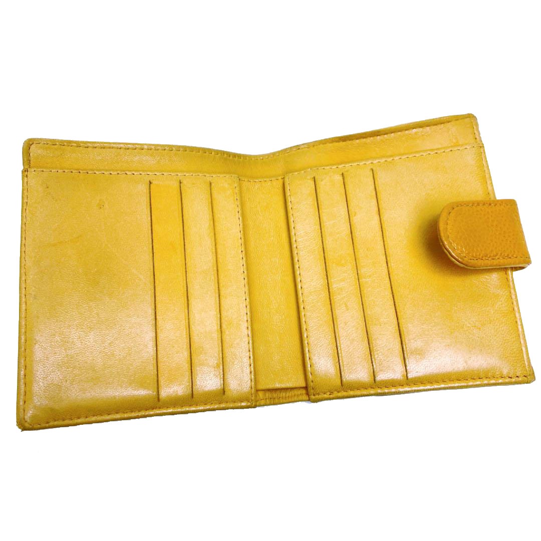 CHANEL シャネル 二つ折り財布 ココマーク キャビアスキン ベージュ 6番台（2000年頃製造）