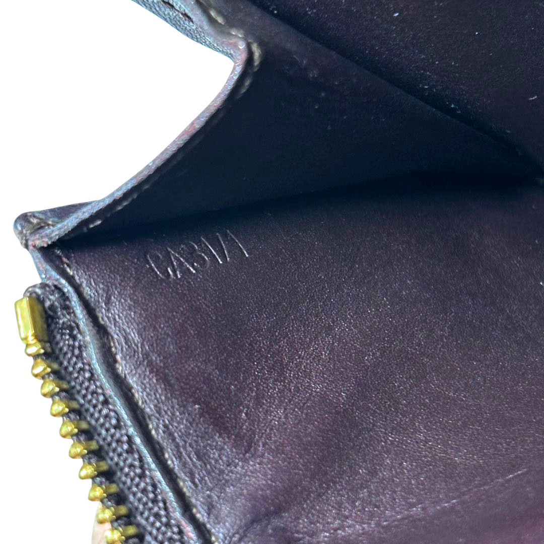 LOUIS VUITTON ルイヴィトン ポシェットクレNM コインケース モノグラム・ヴェルニ アマラント M93557