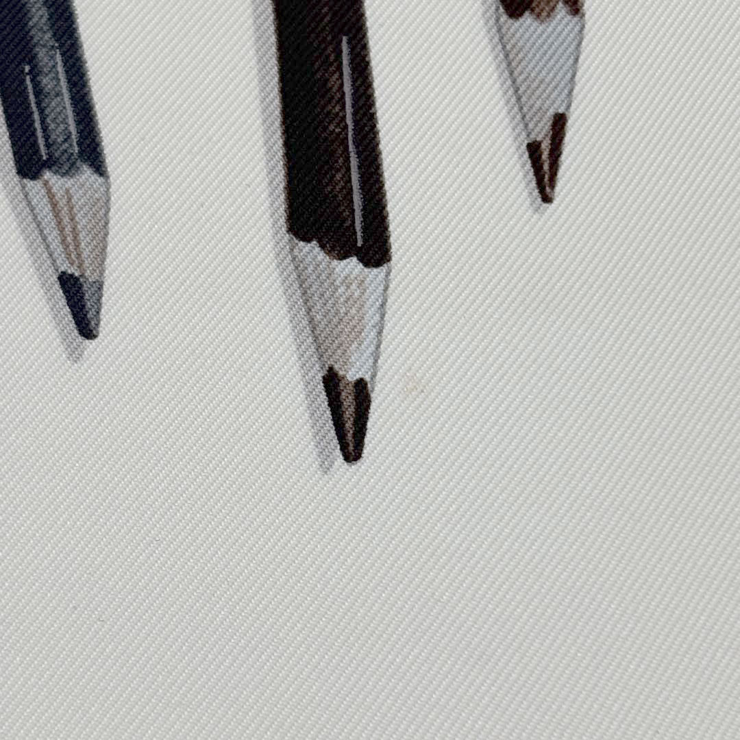 HERMES エルメス スカーフ カレ90 『A VOS CRAYONS(さあ色鉛筆を出して！)』 シルク アイボリー系