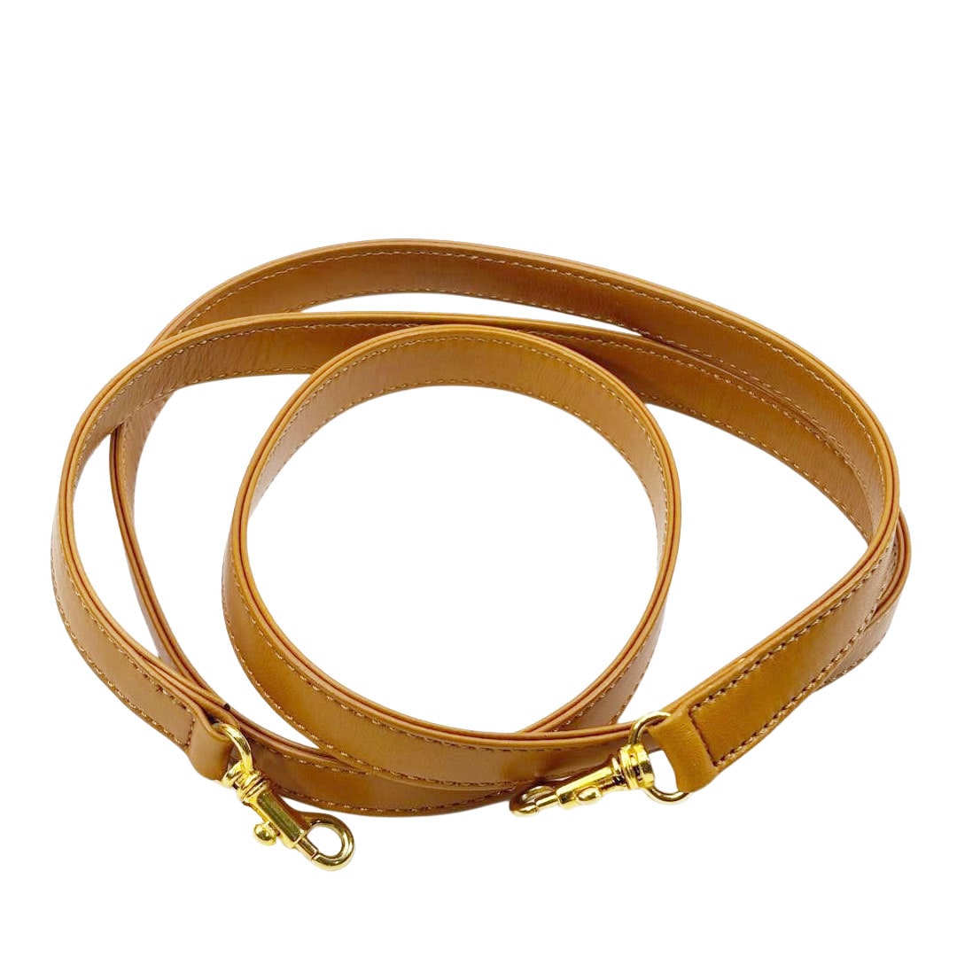 Christian Dior クリスチャンディオール 2WAYハンドバッグ カナージュ レザー キャメル ゴールド金具