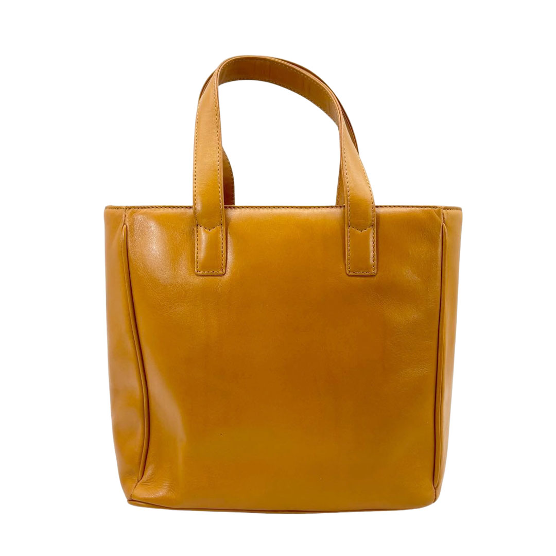 Christian Dior クリスチャンディオール 2WAYハンドバッグ カナージュ レザー キャメル ゴールド金具