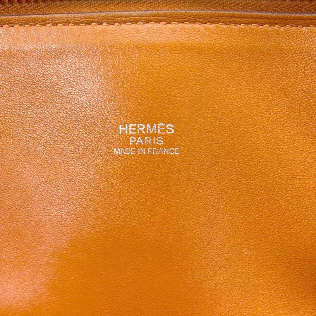 HERMES エルメス ボリード31 2WAYハンドバッグ トリヨンクレマンス ポティロン/シルバー金具 □K刻印
