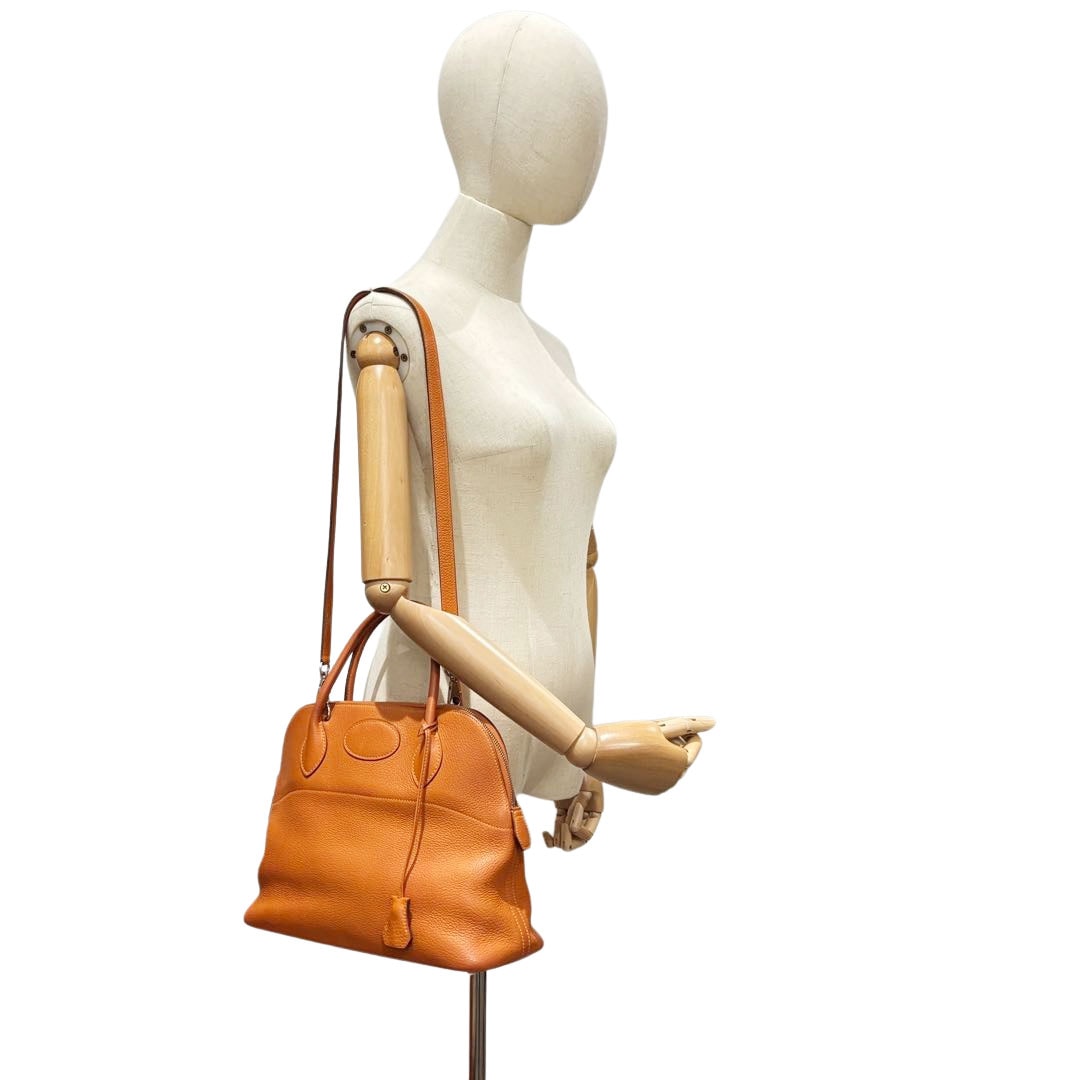 HERMES エルメス ボリード31 2WAYハンドバッグ トリヨンクレマンス ポティロン/シルバー金具 □K刻印