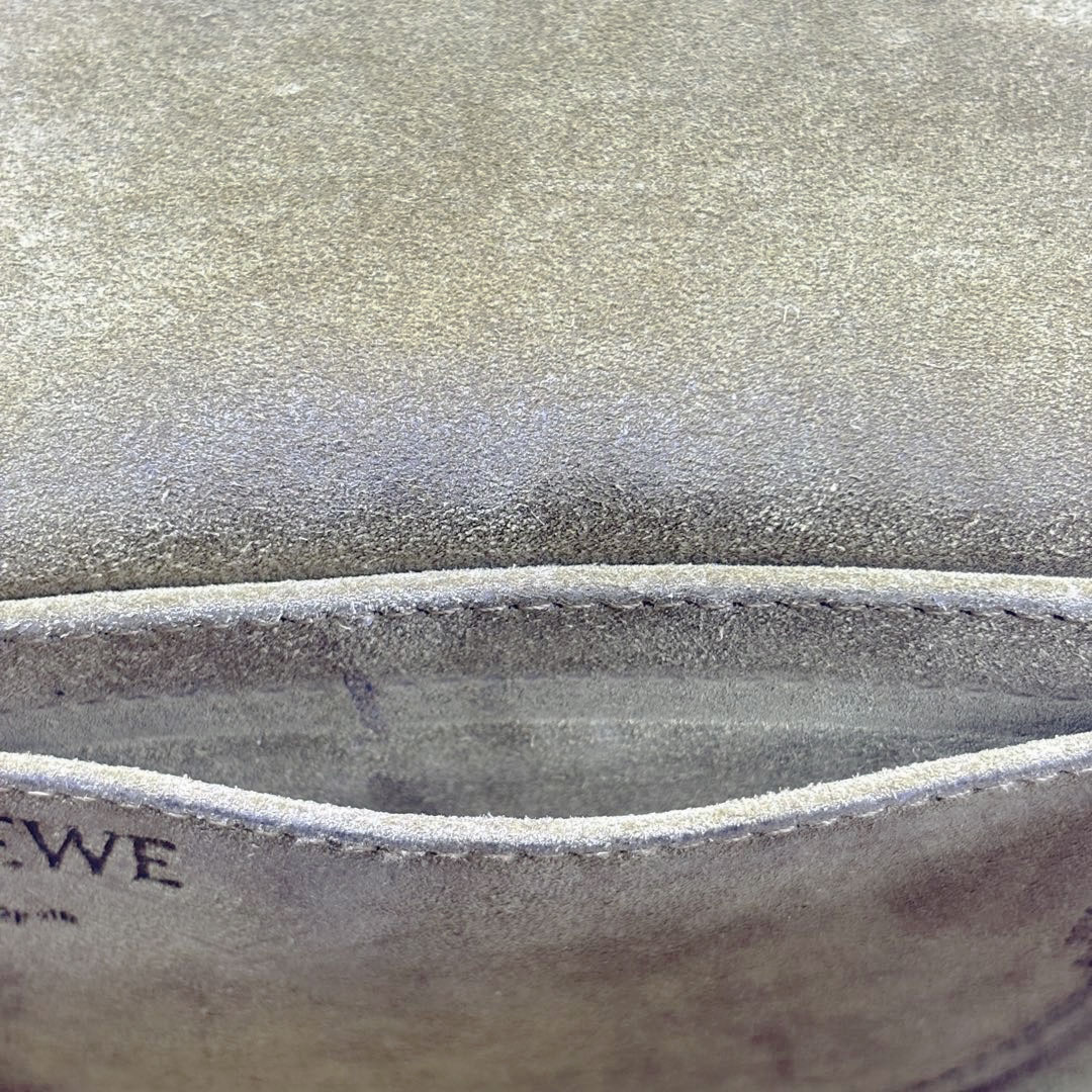 LOEWE ロエベ ゲートバッグ ミニ ショルダーバッグ レザー ライトピンク 321.12.U62