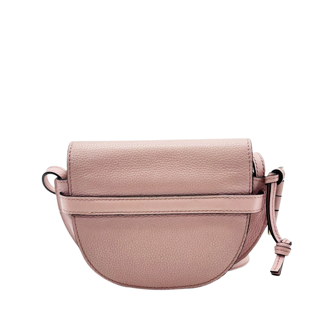 LOEWE ロエベ ゲートバッグ ミニ ショルダーバッグ レザー ライトピンク 321.12.U62
