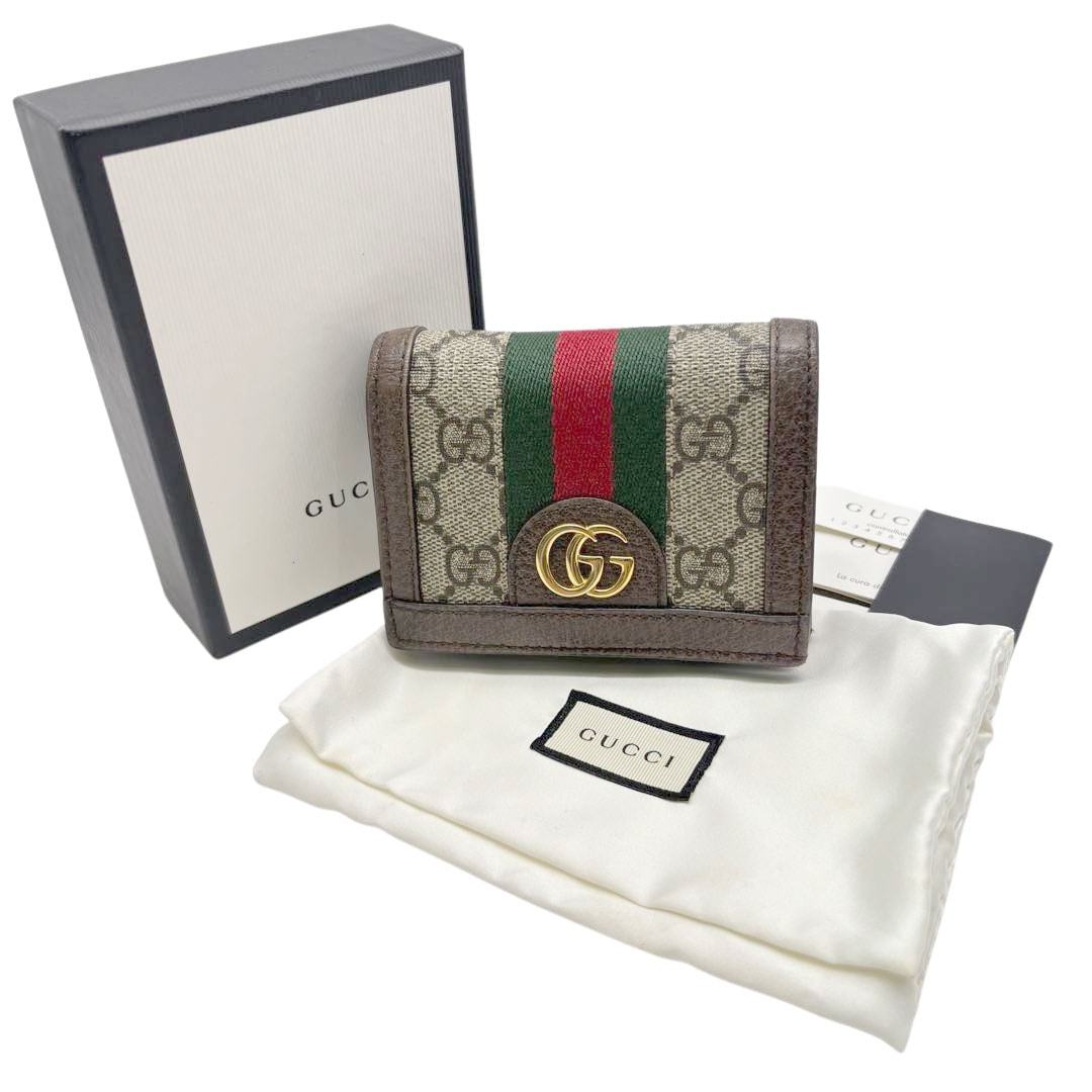 GUCCI グッチ オフィディア コンパクトウォレット カードケース GG