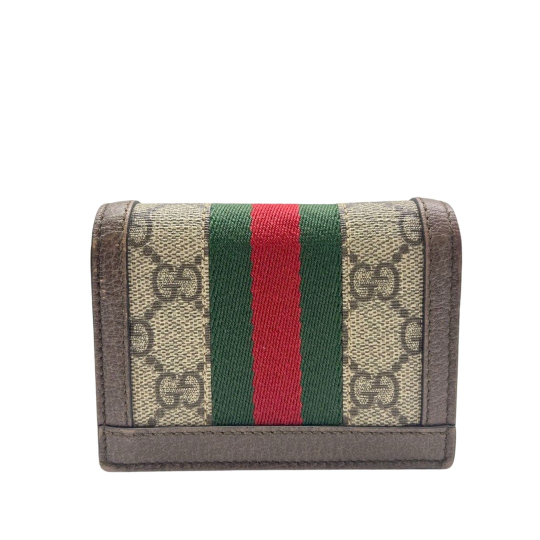 グッチ 三つ折り 財布 GG キャンバス 15910 GUCCI グッチ オフィディア コンパクトウォレット カードケース GG
