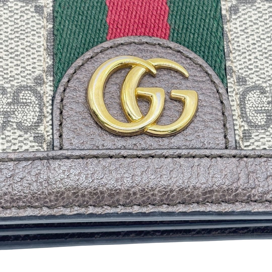 GUCCI グッチ オフィディア コンパクトウォレット カードケース GG