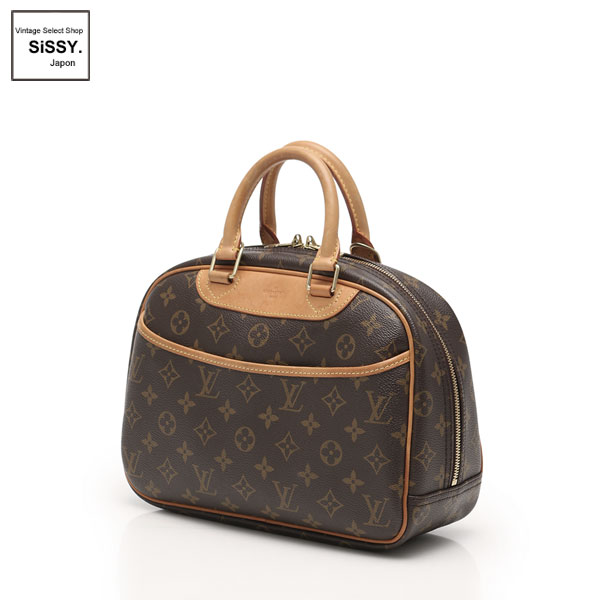 ■ルイ・ヴィトン■ トゥルーヴィル モノグラム ハンドバッグ PVC レザー ブラウン M42228 【LOUIS VUITTON】