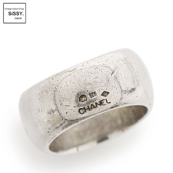 ■シャネル■ ロゴ リング 指輪 SV925 シルバー 【CHANEL】