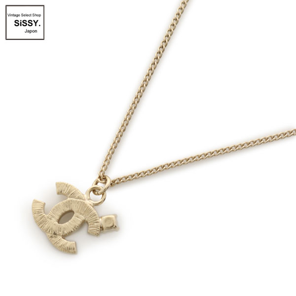 ■シャネル■ ココマーク ネックレス ラインストーン フェイクパール ゴールド 09A 【CHANEL】