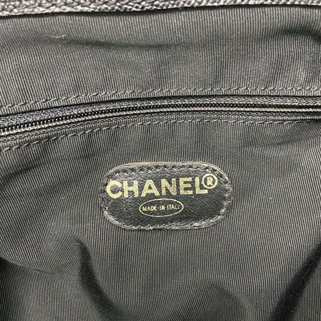 ■シャネル■ リュックサック キャビアスキン べっ甲ターンロック ブラック 6番台  【CHANEL】