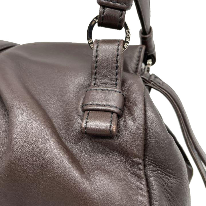 あ　B ロエベ　LOEWE　ハンドバッグ　ナッパレザー LOEWE ロエベ ナッパレザー バイカラーハンドバッグ