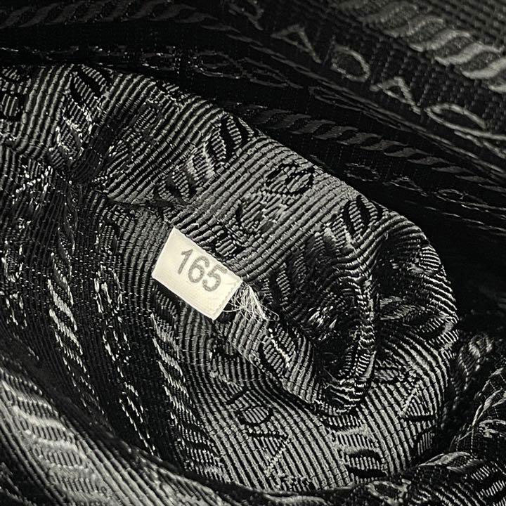 PRADA プラダ 斜め掛けショルダーバッグ ナイロン レザー ブラック BT0166