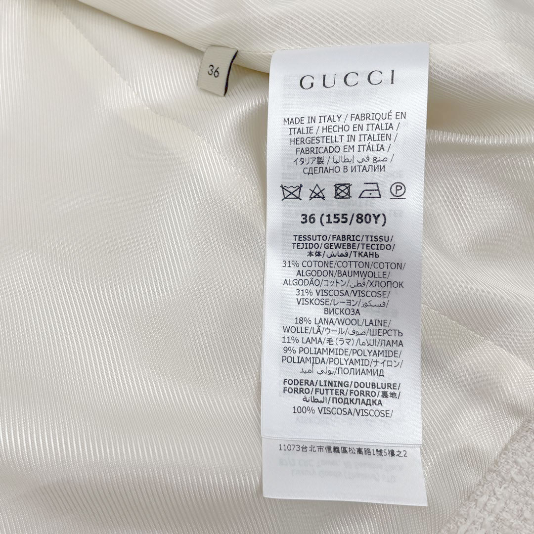 【GUCCI】ウールブークレ ジャケット 803852_ZARWY_1098_001_100_0000