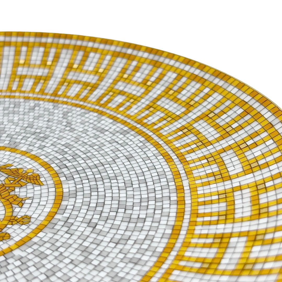 HERMES エルメス モザイク24 ヴァンキャトル デザートプレート 21cm