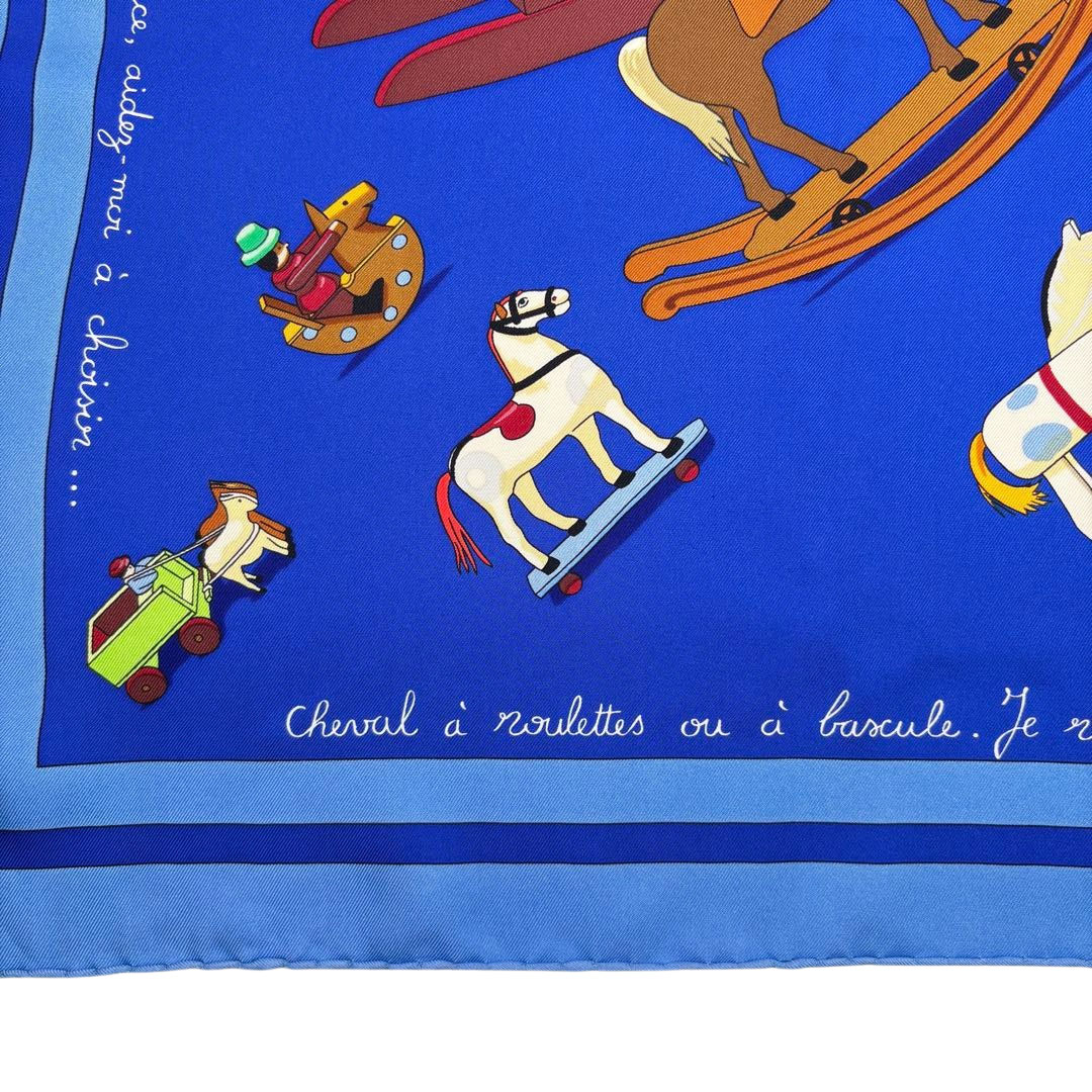 HERMES エルメス スカーフ カレ90 『Raconte moi le cheval(お馬の話を