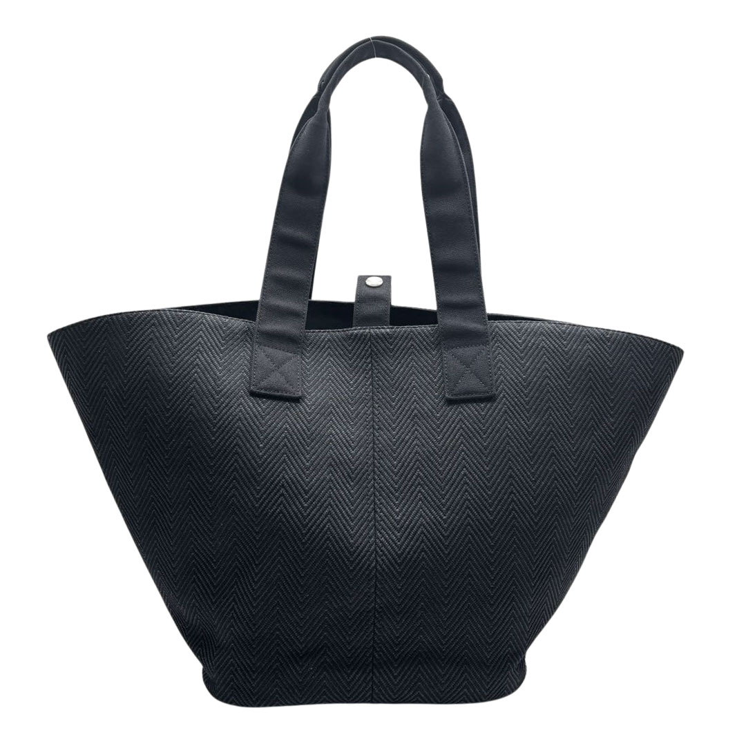 HERMES エルメス トートバッグ パニエドプラージュPM トワルシェブロン