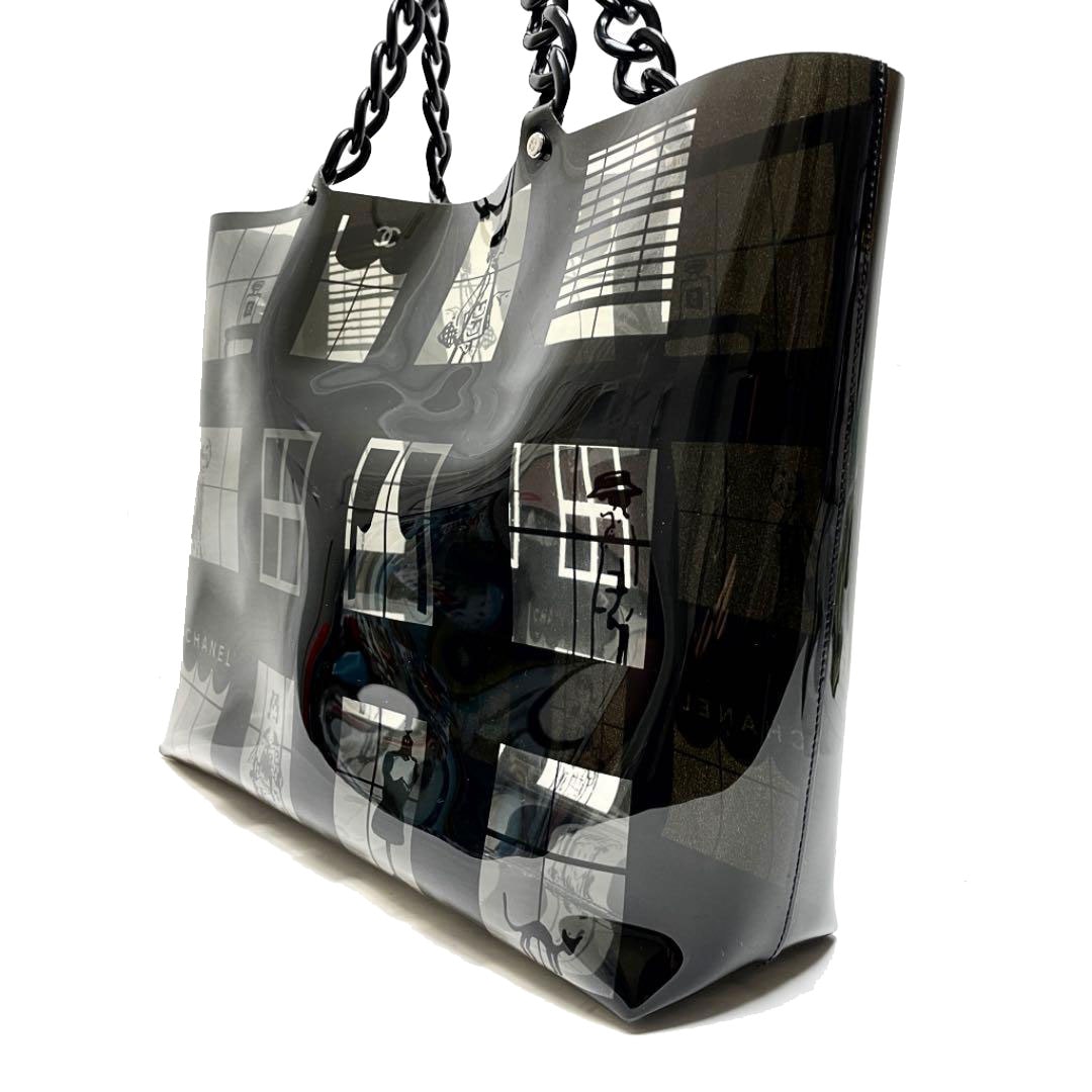 CHANEL シャネル ウィンドウズライン チェーントートバッグ