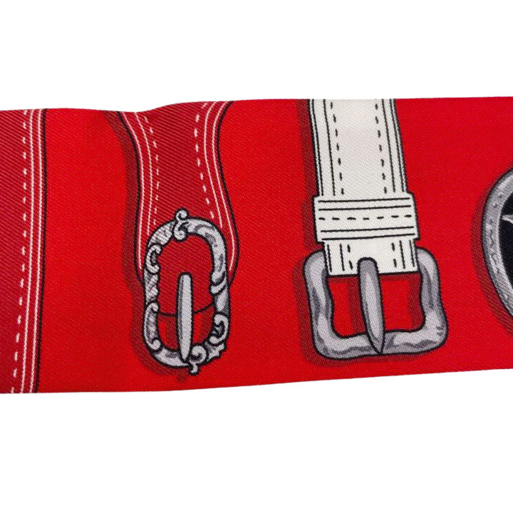 HERMES エルメス スカーフ ツイリー 『HARNAIS DES PRESIDENTS