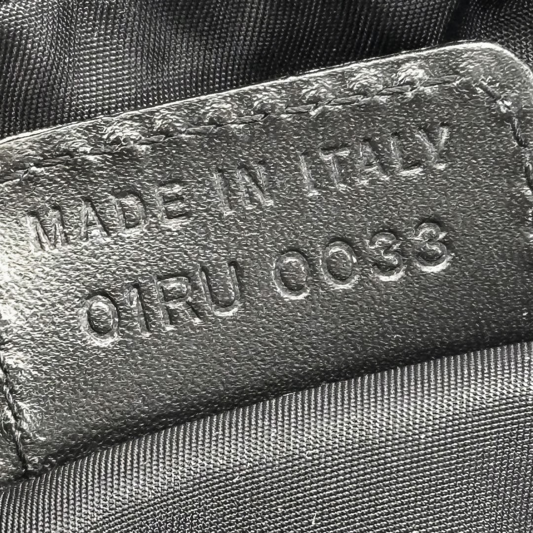 Christian Dior クリスチャンディオール トロッター ショルダーバッグ キャンバス/レザー ブラック/グレー SL044036