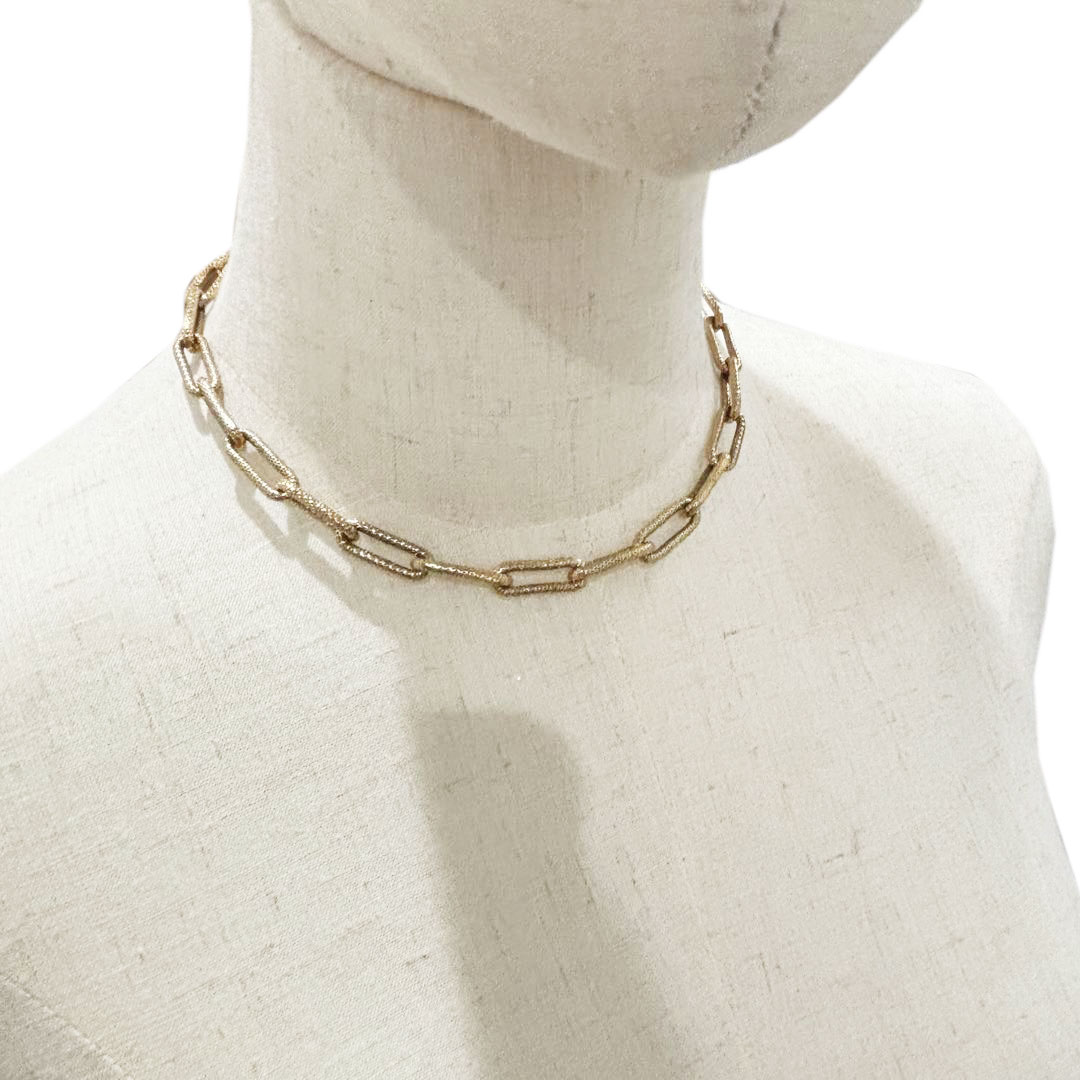 R.ALAGAN ララガン HEAVY CHAIN NECKLACE ネックレス スターリングシルバー(925) イエローゴールドメッキ(YGP)