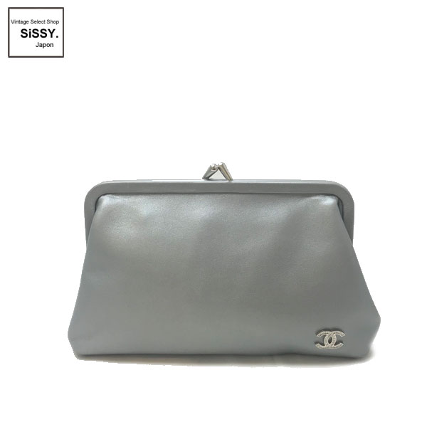 【クラッチやポーチに可愛い♪】CHANEL ポーチ ココマーク CHANEL シャネル ココマーク マトラッセ ポーチ ブラック