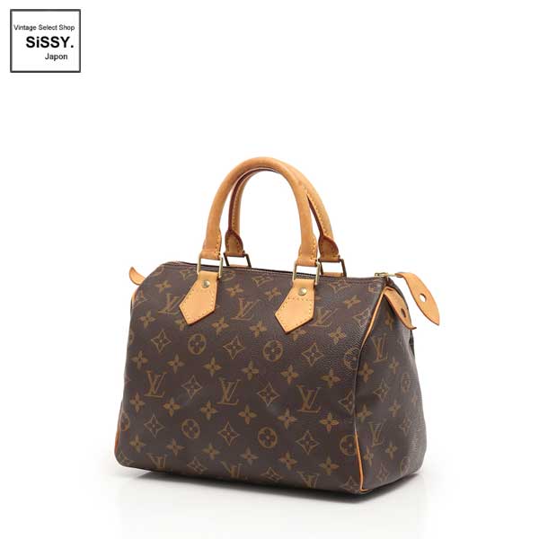 ■ルイ・ヴィトン■ スピーディ25 モノグラム ハンドバッグ PVC レザー ブラウン M41528 【LOUIS VUITTON】
