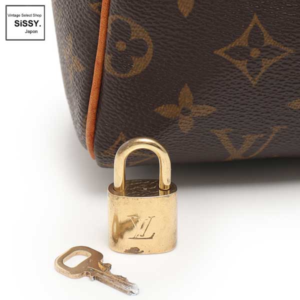 ■ルイ・ヴィトン■ スピーディ25 モノグラム ハンドバッグ PVC レザー ブラウン M41528 【LOUIS VUITTON】