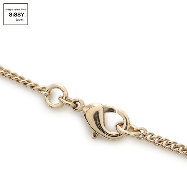 ■シャネル■ ココマーク ネックレス グリーン ゴールド ツイード 14S 【CHANEL】
