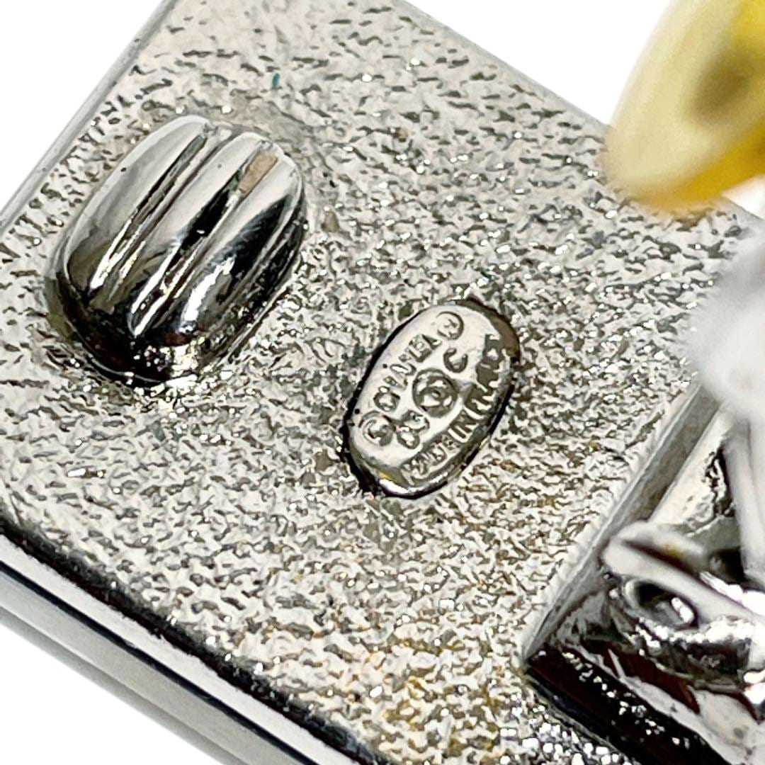 CHANEL シャネル イヤリング ココマーク ミラー 03C シルバー