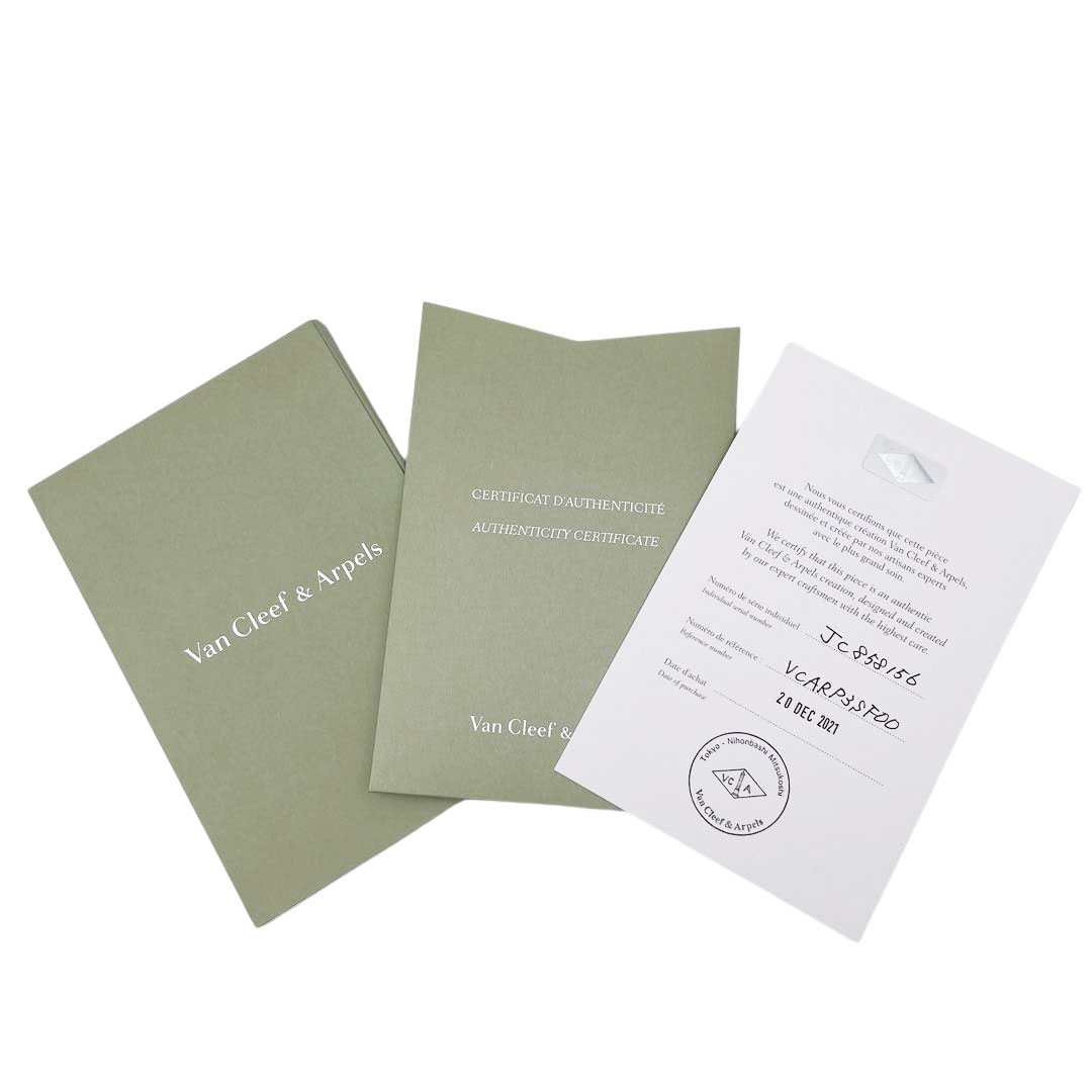 Van Cleef & Arpels ヴァンクリーフ＆アーペル マジック アルハンブラ イヤリング(ピアス) Au750(K18WG) オニキス 12.0g セミオーダー品