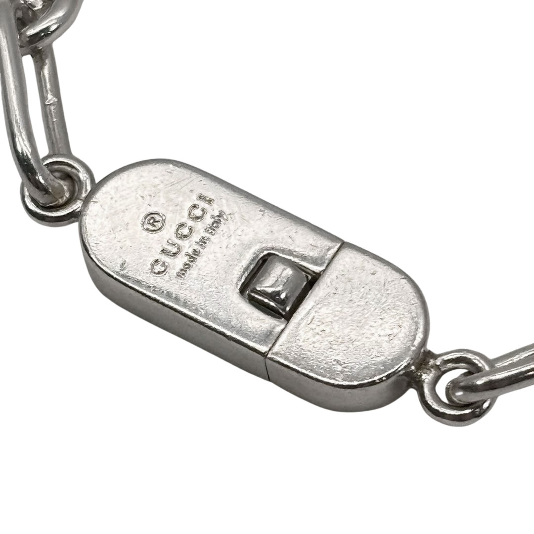 GUCCI グッチ ヴィンテージブレスレット エリプス ロックチェーン