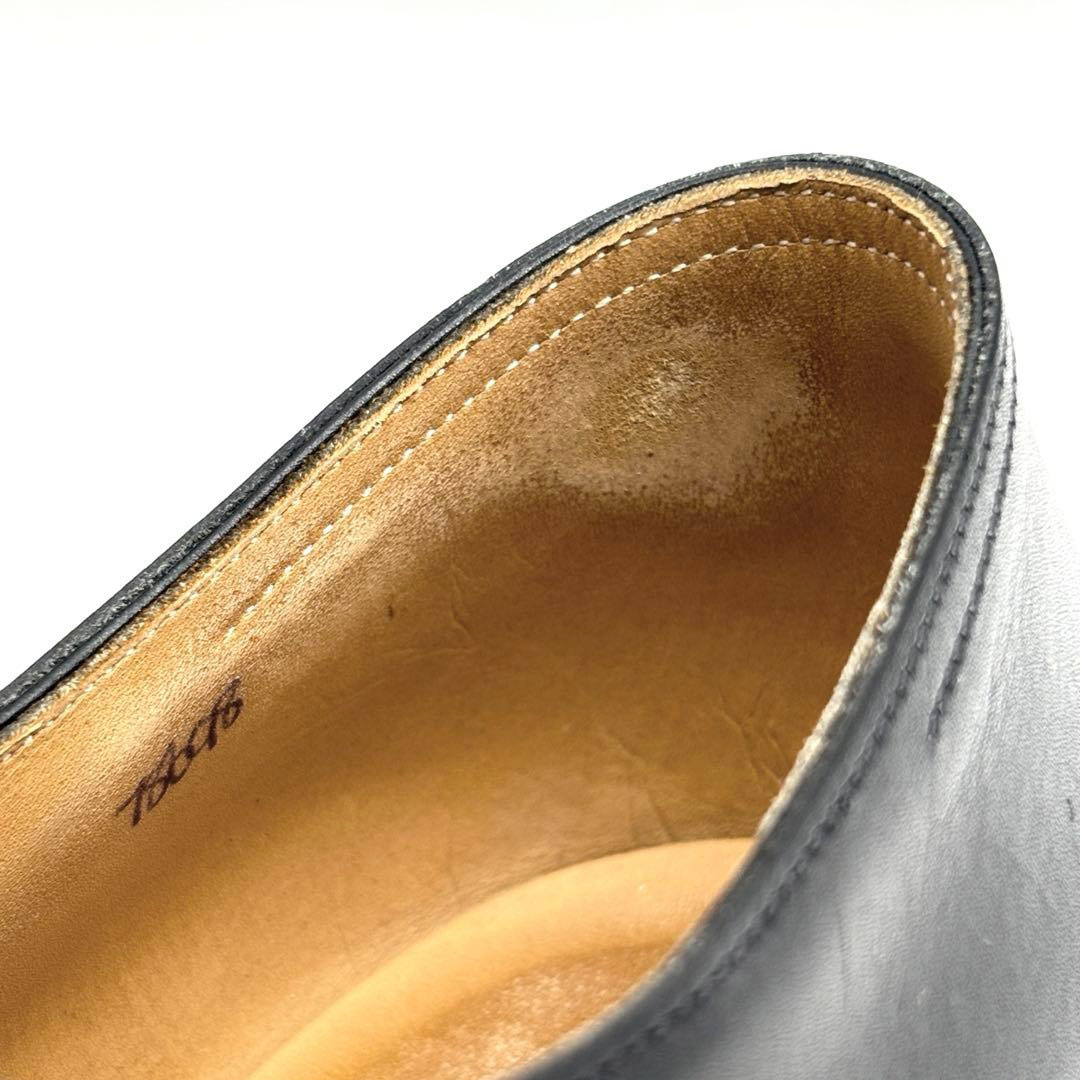 JOHN LOBB ジョンロブ ドレスシューズ 革靴 PHILIP2 カーフレザー/リザードレザー ブラック 7 1/2E(約26cm)