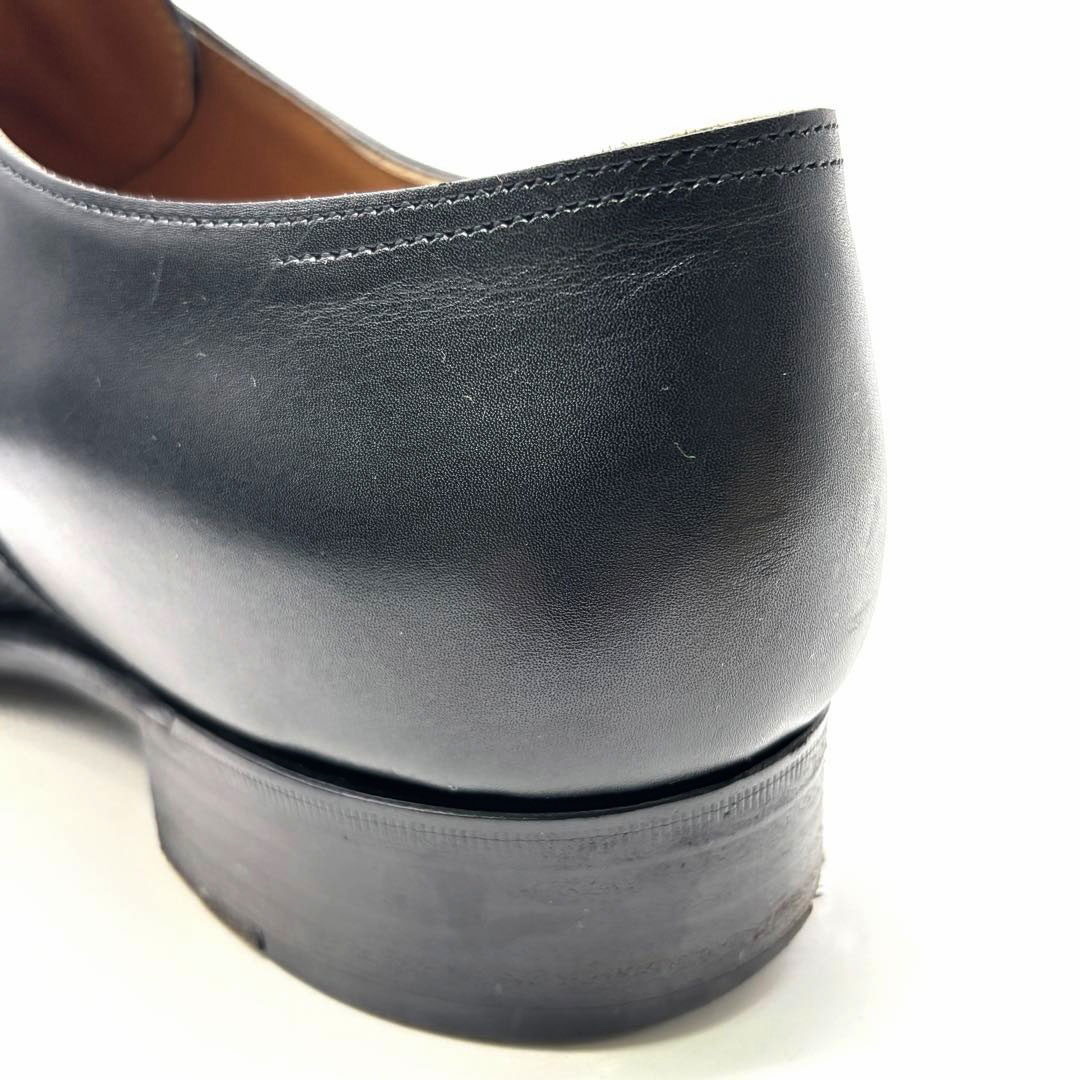 JOHN LOBB ジョンロブ ドレスシューズ 革靴 PHILIP2 カーフレザー/リザードレザー ブラック 7 1/2E(約26cm)