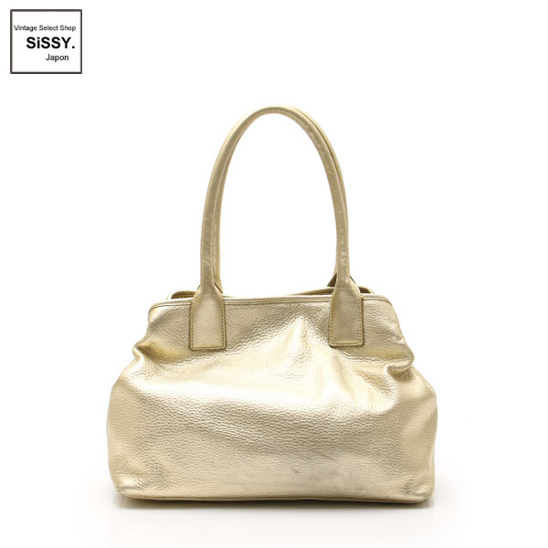 ■トリーバーチ■トートバッグ レザー ゴールド【TORY BURCH】