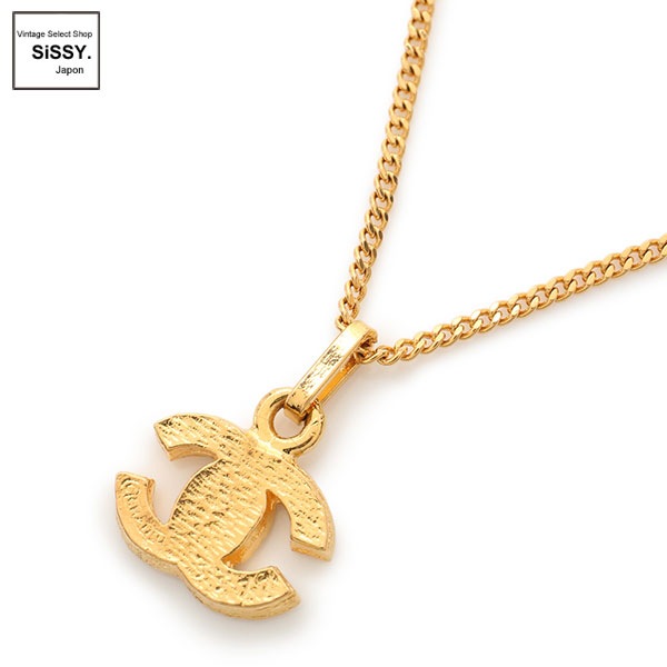 ■シャネル■ ココマーク ネックレス ラインストーン ゴールド 【CHANEL】