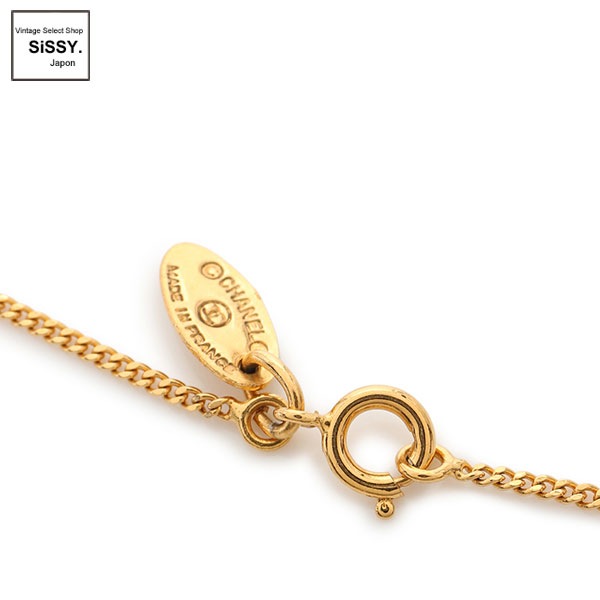■シャネル■ ココマーク ネックレス ラインストーン ゴールド 【CHANEL】