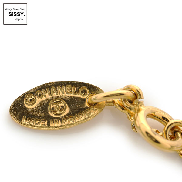 ■シャネル■ ココマーク ネックレス ラインストーン ゴールド 【CHANEL】