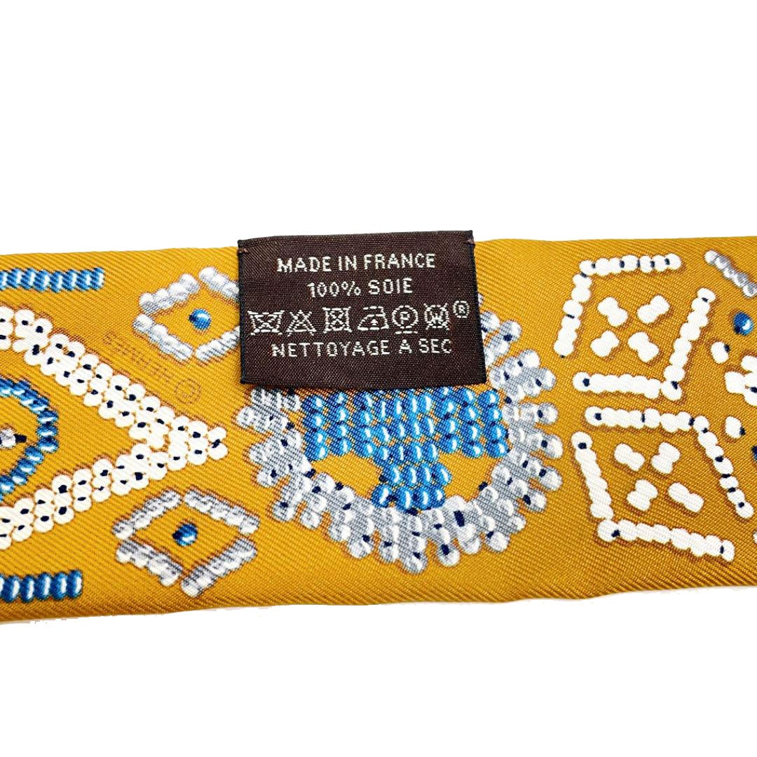 HERMES エルメス スカーフ ツイリー 『Kelly en perles ケリーアン