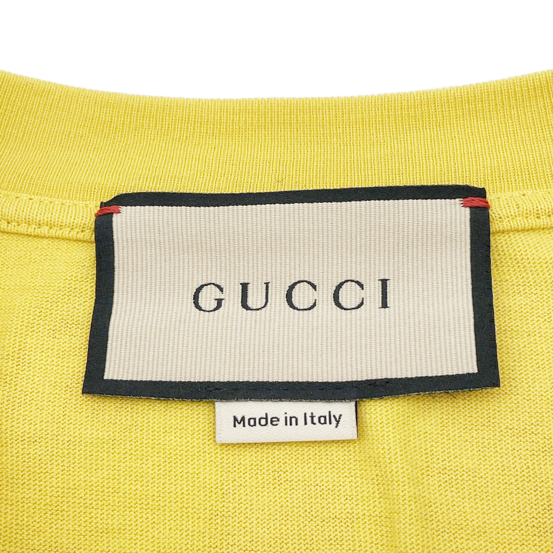 GUCCI グッチ コットンジャージ クロップドTシャツ 1921 『l