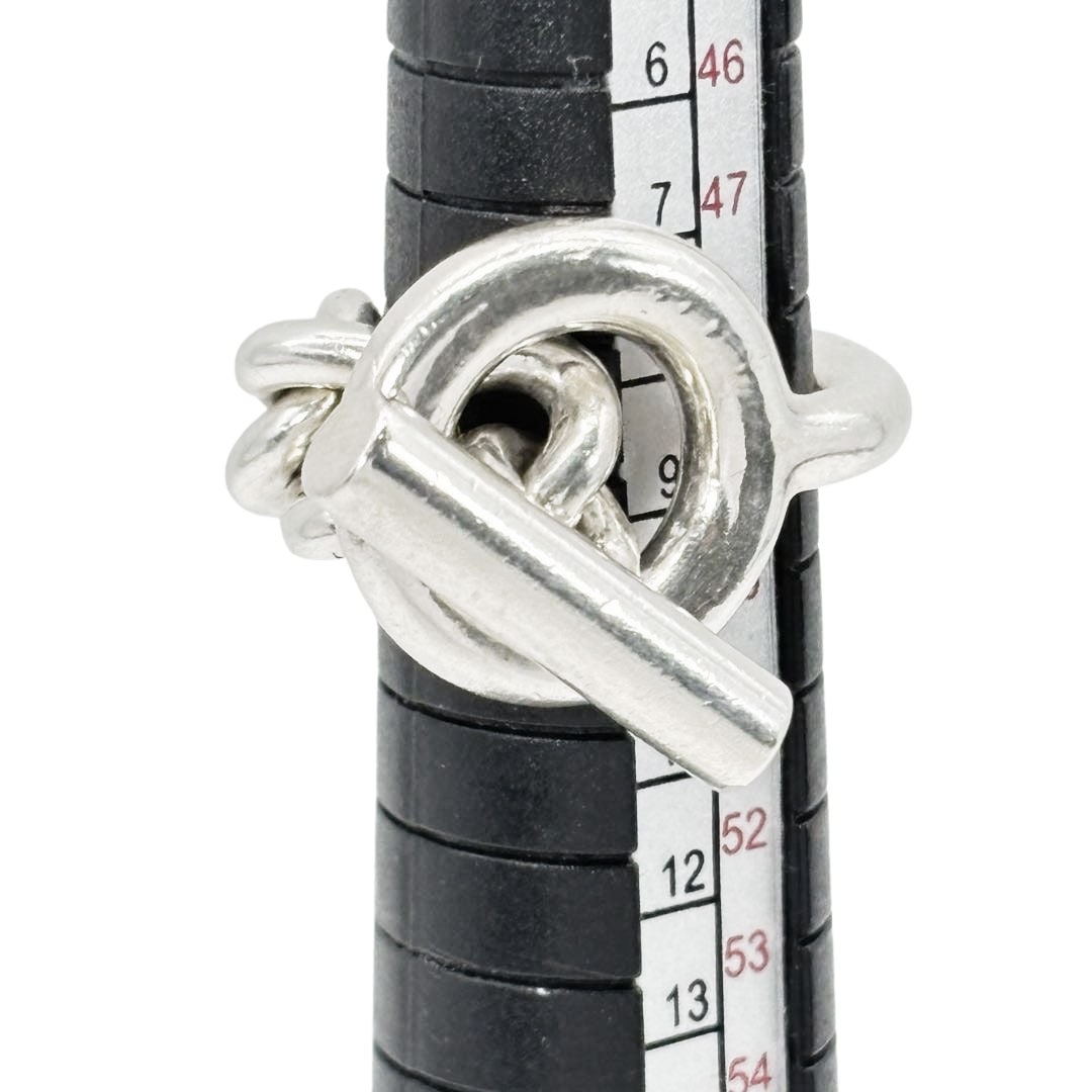 HERMES エルメス リング クロワゼットMM 指輪 #50(約9号) Ag925