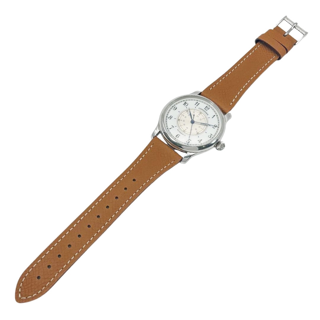 LONGINES(ロンジン) 腕時計  ボーイズ 社外革ベルト ピンクベージュ LONGINES(ロンジン) 腕時計 ボーイズ 社外革ベルト ピンクベージュ