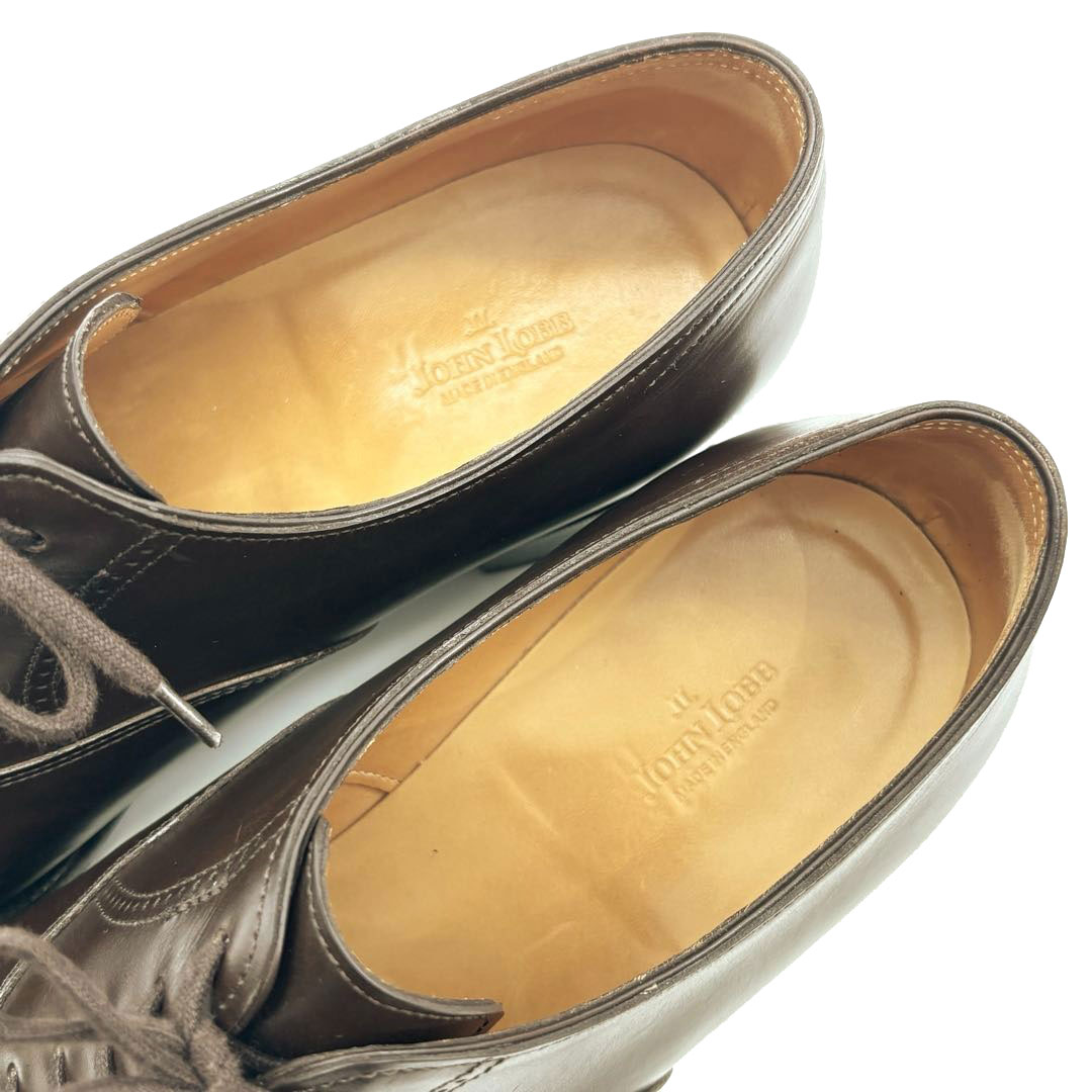 JOHN LOBB ジョンロブ ドレスシューズ 革靴 PHILIP2 カーフレザー ブラウン 7EE(約25.5cm)