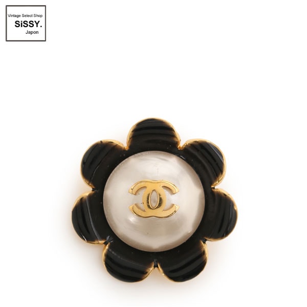 ［正規品］ CHANEL フェイクパール ブローチ ヴィンテージ CHANEL(シャネル) ココマーク フェイクパールブローチ 03V