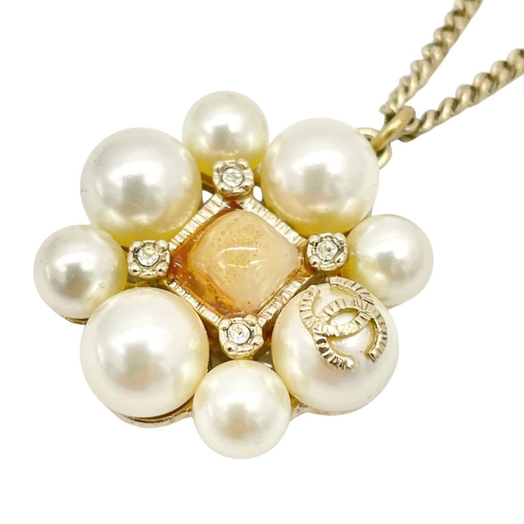 シャネル フェイク パール ネックレス ロゴ ゴールド アクセサリー CHANEL - シャネル CHANEL ネックレス メタル/フェイクパール
