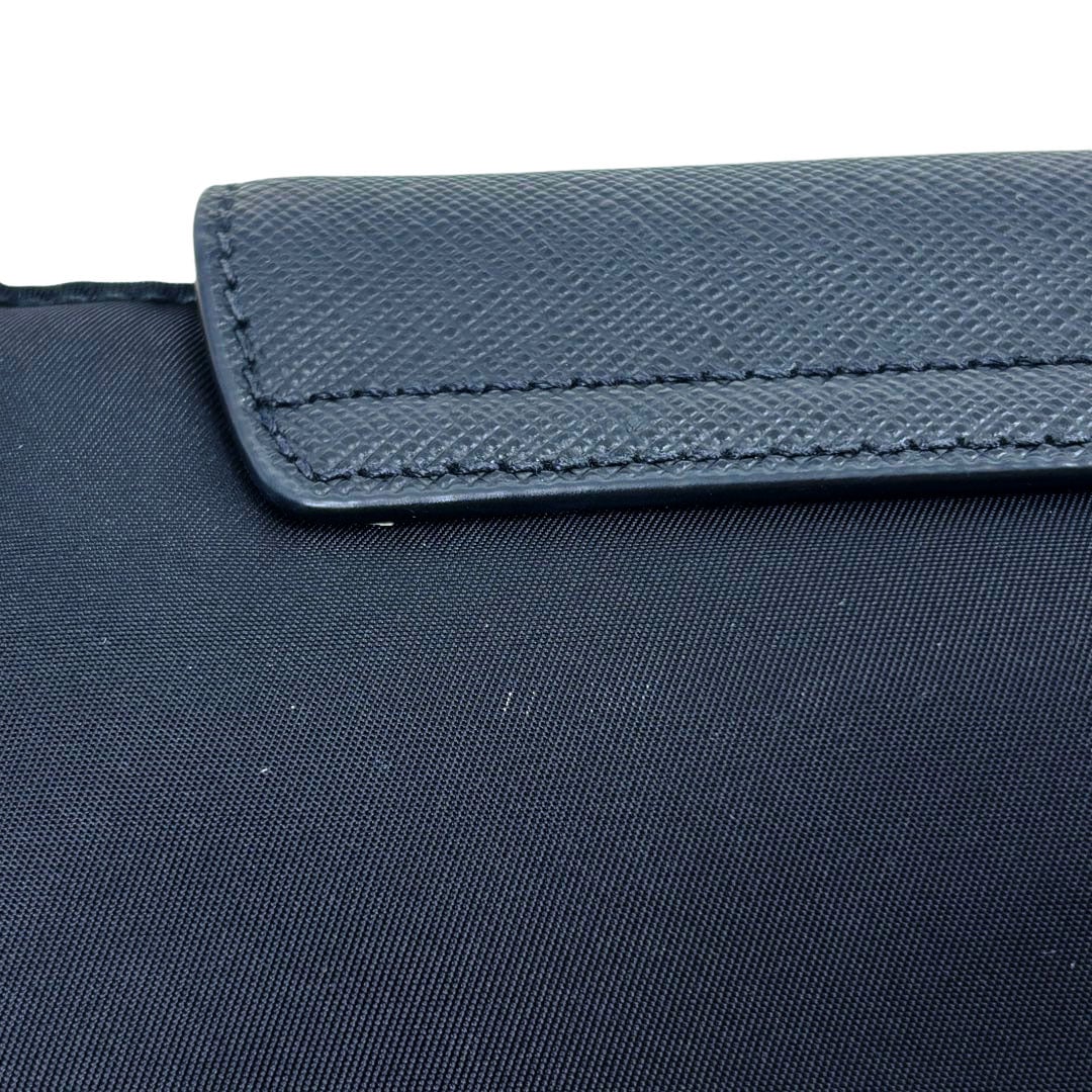 PRADA プラダ チェーンショルダーバッグ ブラック/ゴールド金具 1BH085